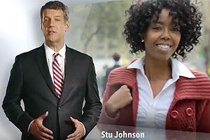 Attorney Stu Johnson in commercial video