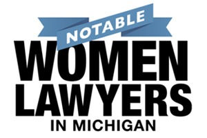 Notable Woman Lawyers in Michigan Logo